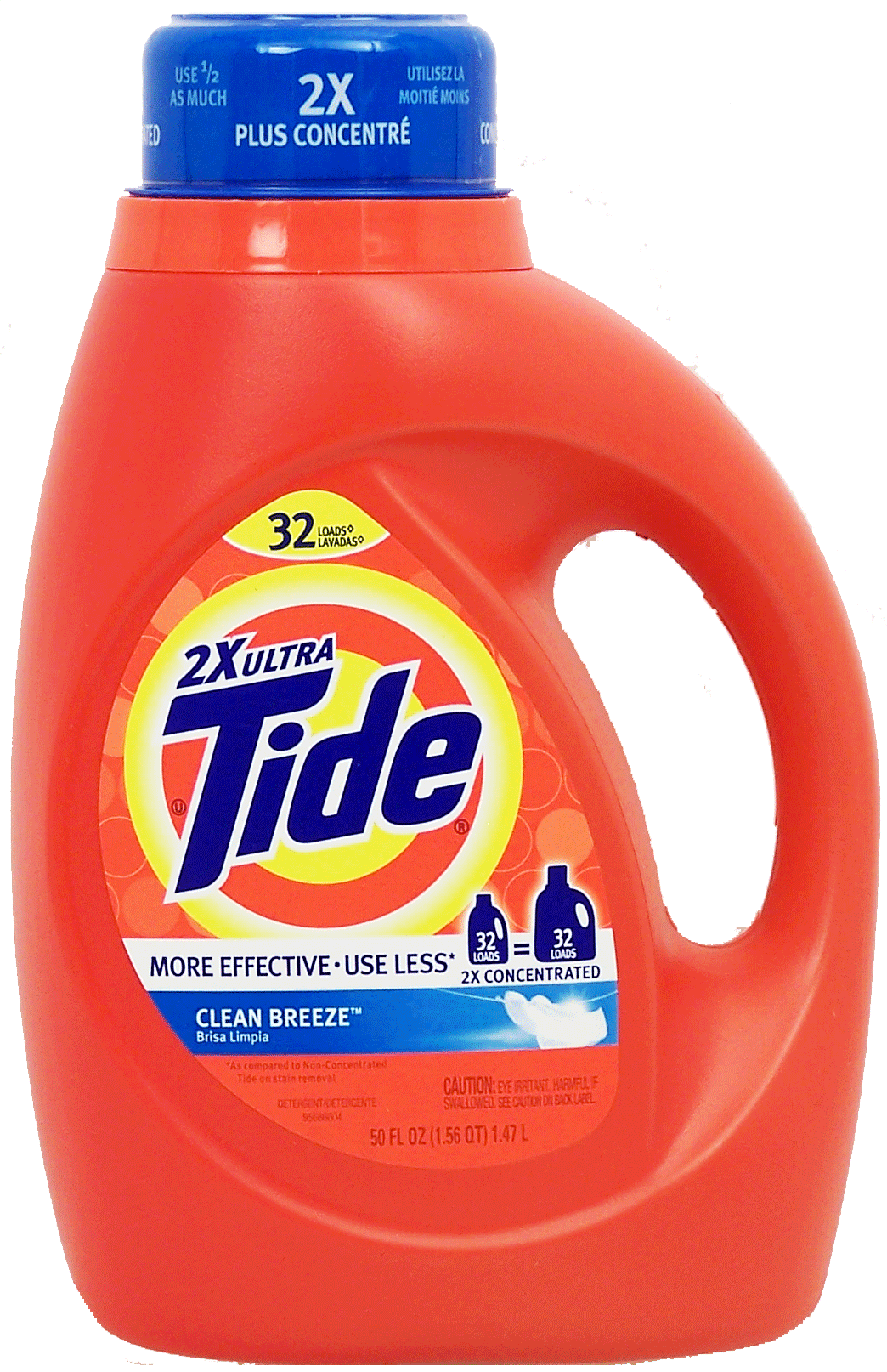 Tide  detergent, clean breeze scent, 32 loads Full-Size Picture